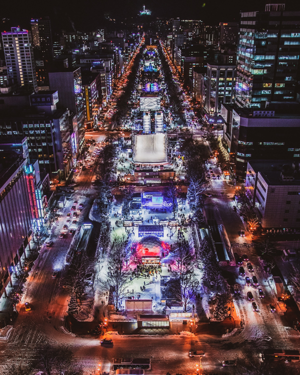 Hokkaido at Night