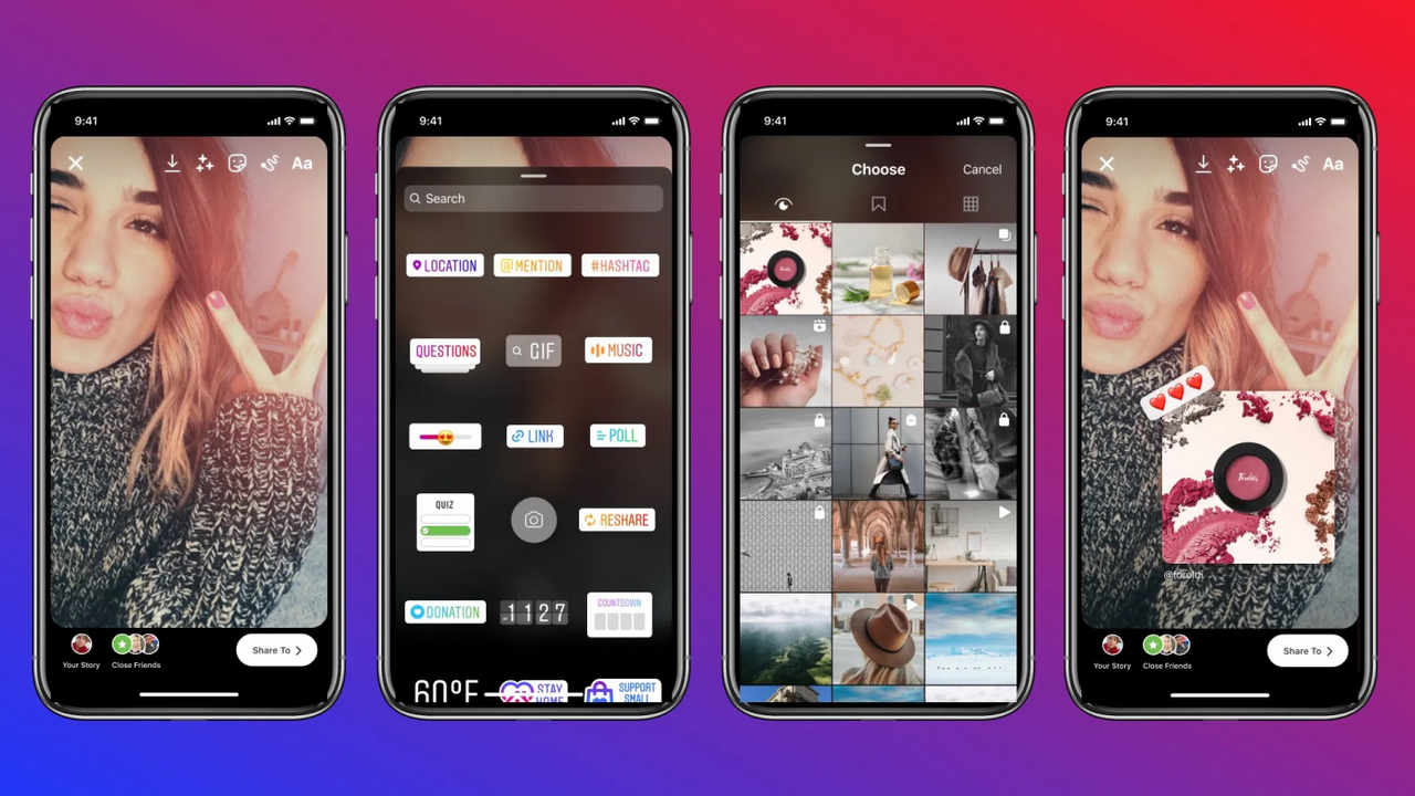 Instagram Reshare Sticker